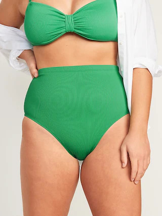 Extra High-Waisted French-Cut Bikini Swim Bottoms for Women | Old Navy (US)