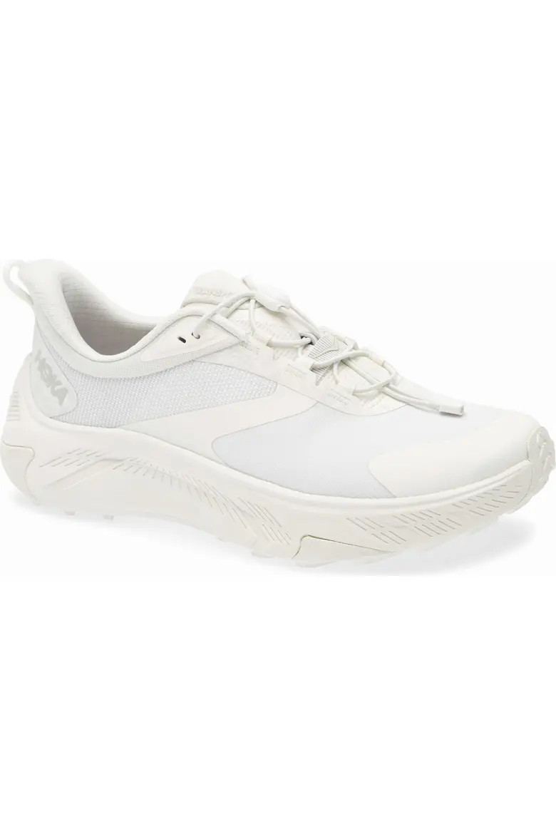 HOKA Transport 2 Water Repellent Hiking Sneaker in Black /Alabaster at Nordstrom, Size 5.5 | Nordstrom