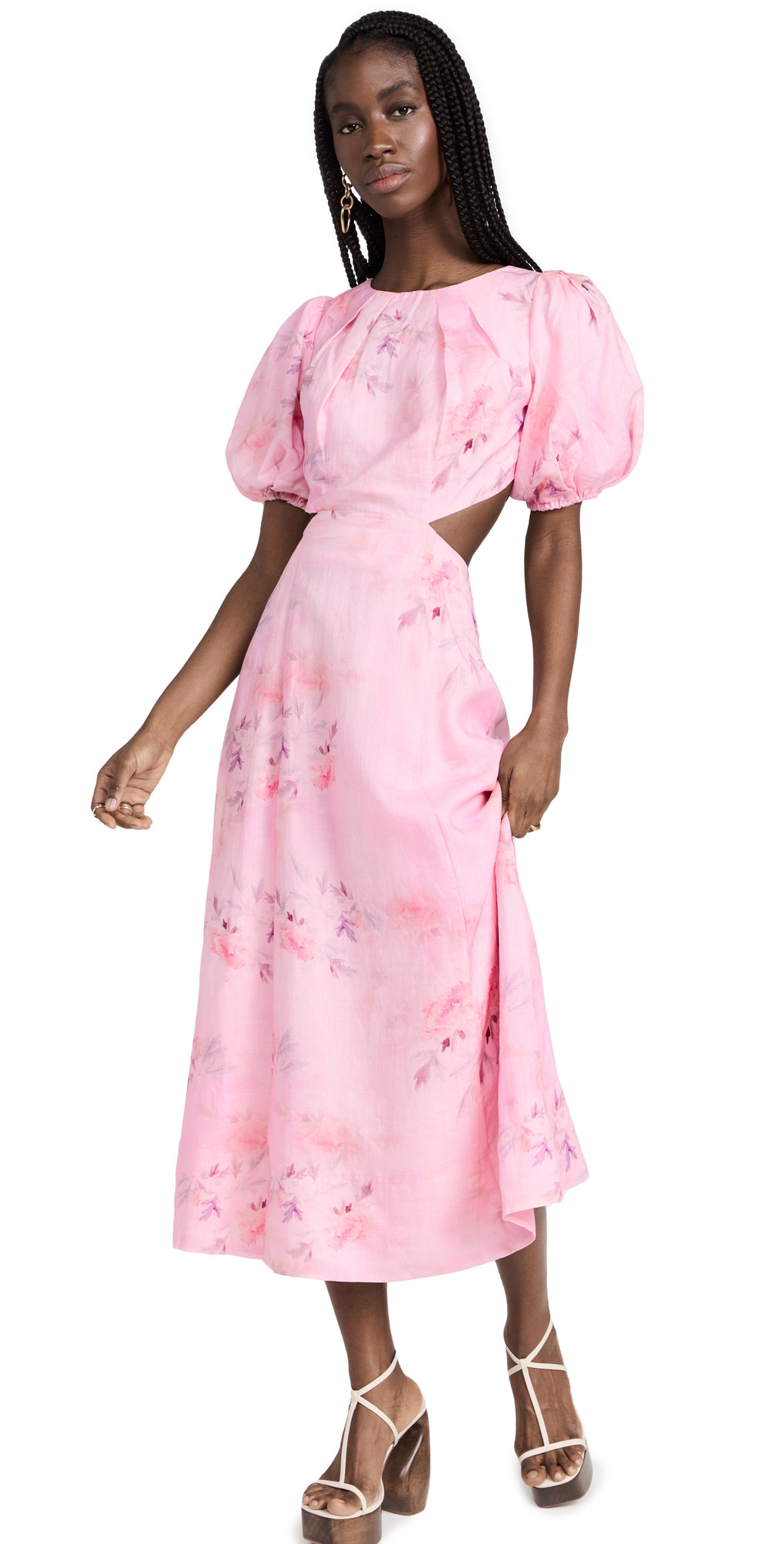 BARDOT Malina Floral Midi Dress | Shopbop