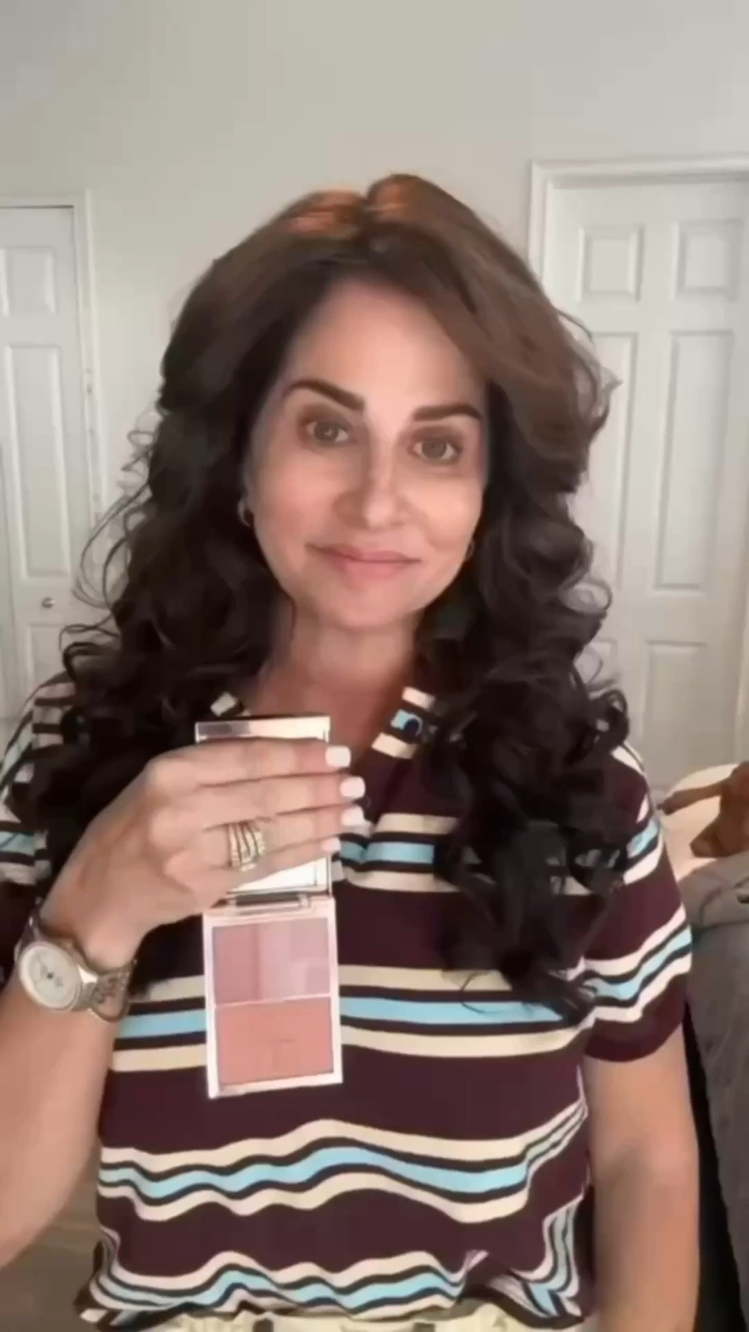 1 blush multiple usage . Cream and powder blush, I used here for eyeshadow, blush , lipstick and blonzing . 
Color : Not Too Much

#LTKOver40 #LTKBeauty #LTKgrwm