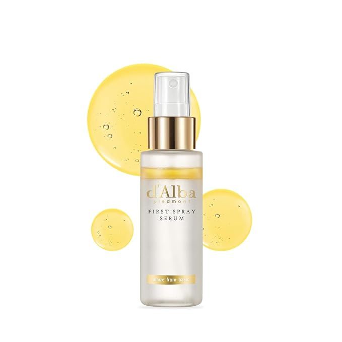 d'Alba Italian White Truffle First Spray Serum, Vegan Skin Care, Hydrating Face Moisturizer, Glow... | Amazon (US)