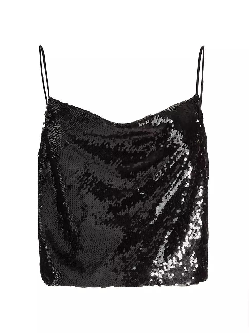 Cinq à Sept Andra Sequin Cropped Camisole | Saks Fifth Avenue