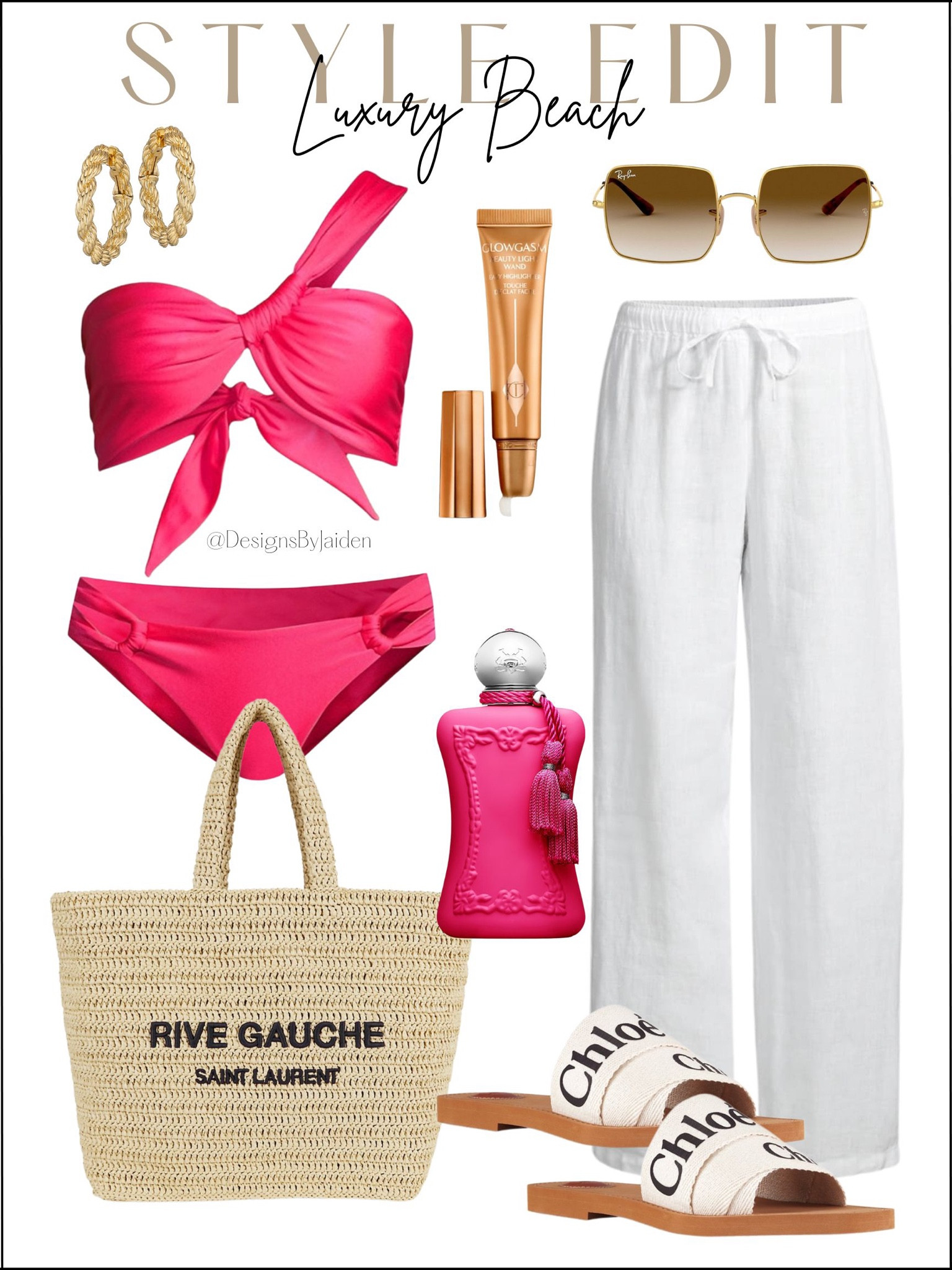 Style Edit: Luxury Beach Outfits ☁️ Click below to shop ✨ Follow me for daily finds 🤍 #saksfifthavenue #saks #vacation #outfits

Style guide, spring break, pink bikini, linen pants, beach pants, beach tote, Saint Laurent, ray bans, Charlotte tilbury, vacation outfits, resort wear, hoop earrings, Marli perfume, Chloe sandals, chloé sandals, saks fifth avenue, luxury outfits, designer, designer bags, designer finds, luxury travel outfits, luxury outfits, luxury beach vacation outfits, that girl outfits, clean girl outfits, Miami night out, Miami aesthetic, Pinterest, Pinterest outfits, travel outfit, summer outfit, spring outfit, Luxury vacation, vacation outfits, designer outfits, designer dress, designer heels, designer purse, luxury outfits, rive gauche Saint Laurent, high end fashion, high end bags, high end shoes, swimwear, swim, bikini, pool, beach, Mother’s Day, anniversary, birthday, summer vacation, Dolce & Gabbana, Tory Burch, Nina Gilin, Gurhan, Sydney Evans, Bottega Veneta, Cult Gaia, Lana Marks, Valentino Garavani, bottega Veneta heels, bottega veneta bag, dolce & gabbana heels, Misha, ozgur masur, mid-dress, halter neck dress, mules, square toe mesh heels, shoulder bag, leather clutch, yellow gold, 18k gold necklace, huggie, hoop earring, Easter dress, spring dress, spring outfit, dresses, wedding guest dress, wedding guest, beach wedding dresses, resort wear, saks fifth avenue, women’s dresses, festival, spring break, fashion trends, fashion styling, Pinterest, Pinterest outfits, resort outfits, orange outfits, orange dress, spring break, spring break outfits, beach outfits, baddie outfits, jeans, leggings, summer dress, date night, anniversary outfits, Miami outfits, Dubai outfits, Spring, Summer, Fall, Winter, Date Night, Festival Outfits, Casual Outfits, Dress, Wedding Guest Dress, Easter  #LTKsalealert #LTKFind #LTKbeauty #LTKFestival #LTKSeasonal #LTKSale #LTKFind #LTKsalealert #LTKtravel #LTKhome #LTKstyletip #LTKitbag #LTKunder100 #LTKswim #LTKmens #LTKitbag #LTKshoecrush #LTKcurves #LTKbeauty #LTKeurope #LTKaustralia