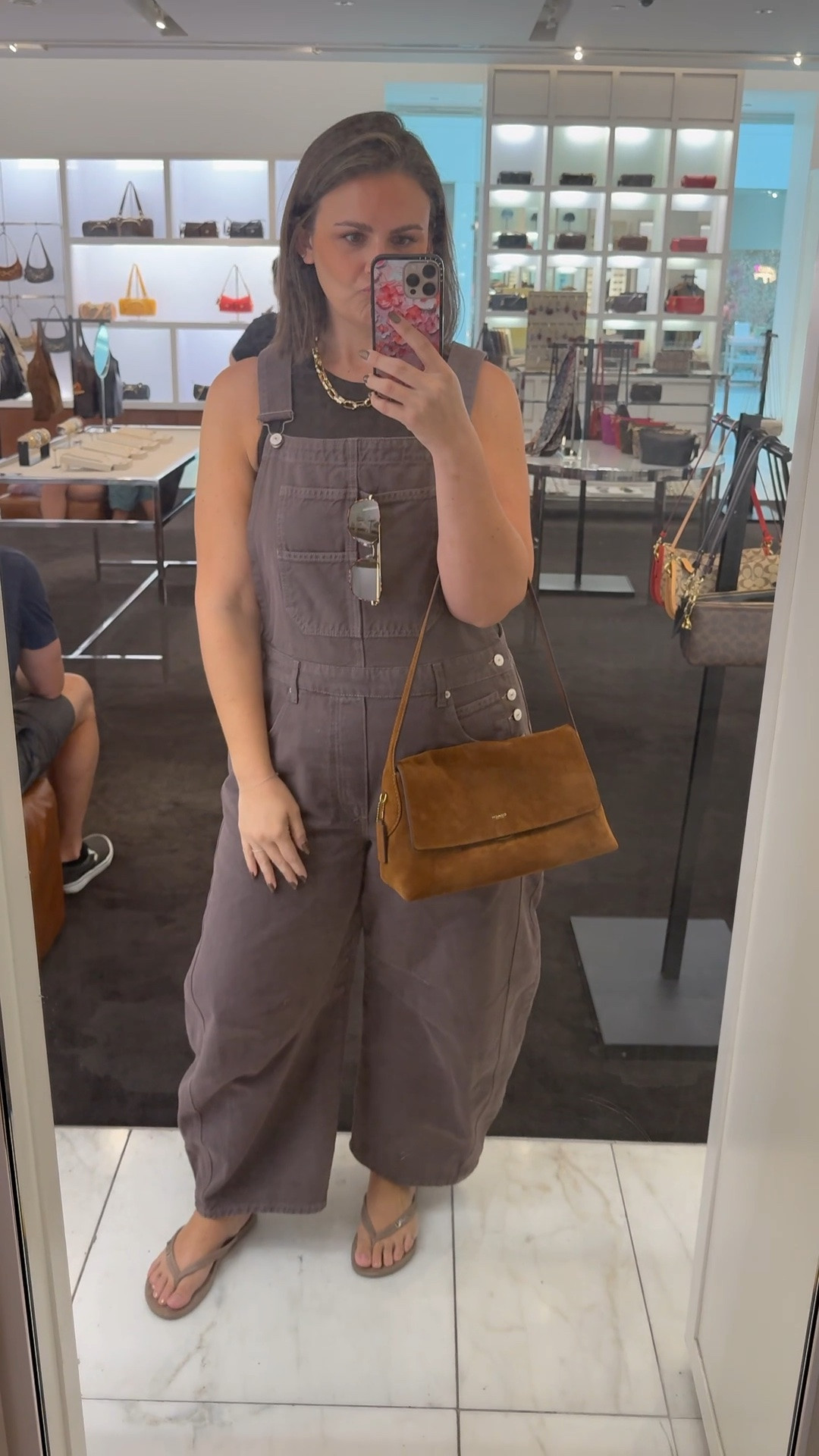 Brown suede shoulder bag for fall @coach

#LTKselfcare #LTKdayinmylife #LTKootd