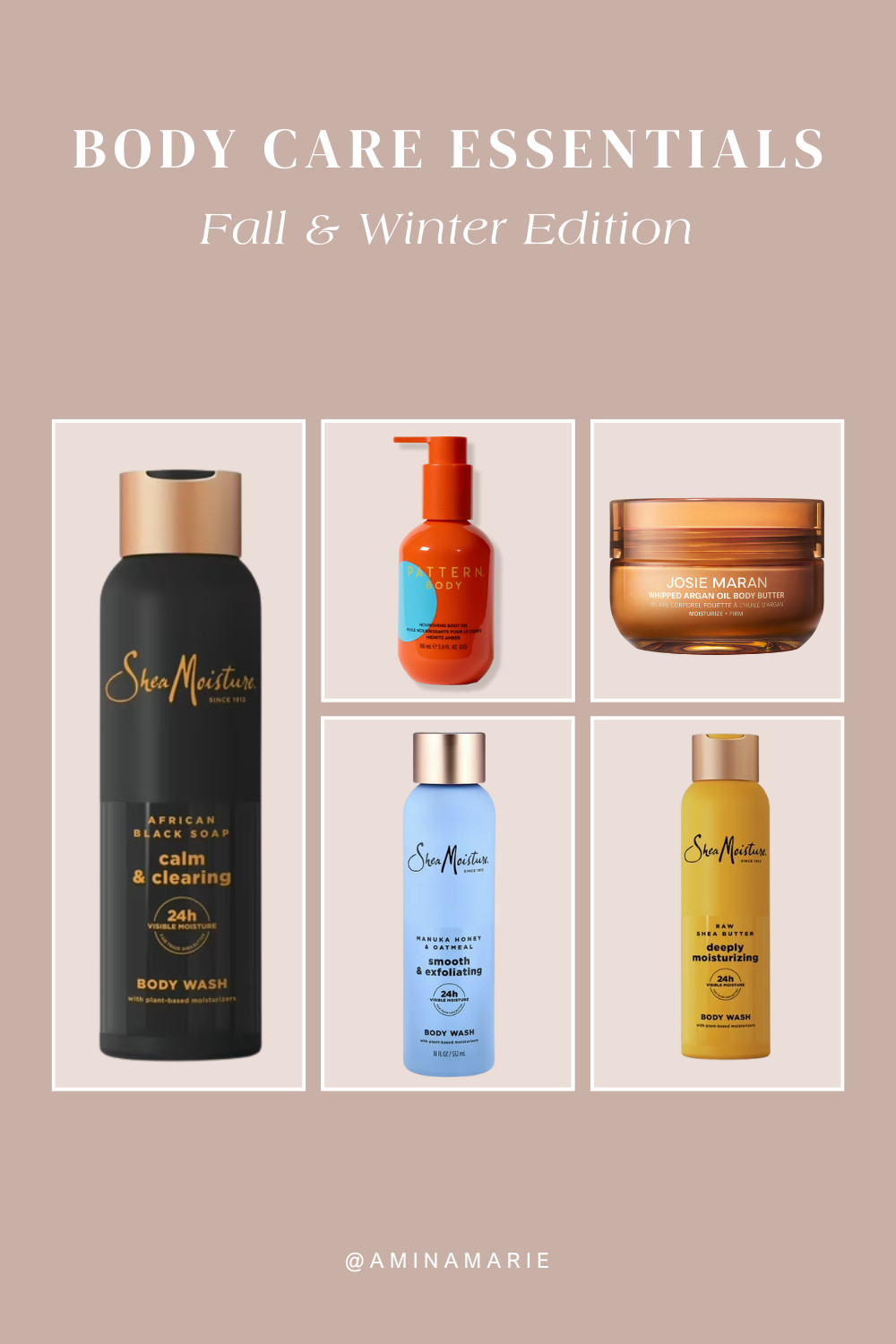 Skincare must-haves for battling dry winter skin!

bodycare, sephora, bodycare, winter essentials, moisturizing, wellness, josie maran, Shea Moisture 

 #LTKGiftGuide #LTKSeasonal #LTKBeauty