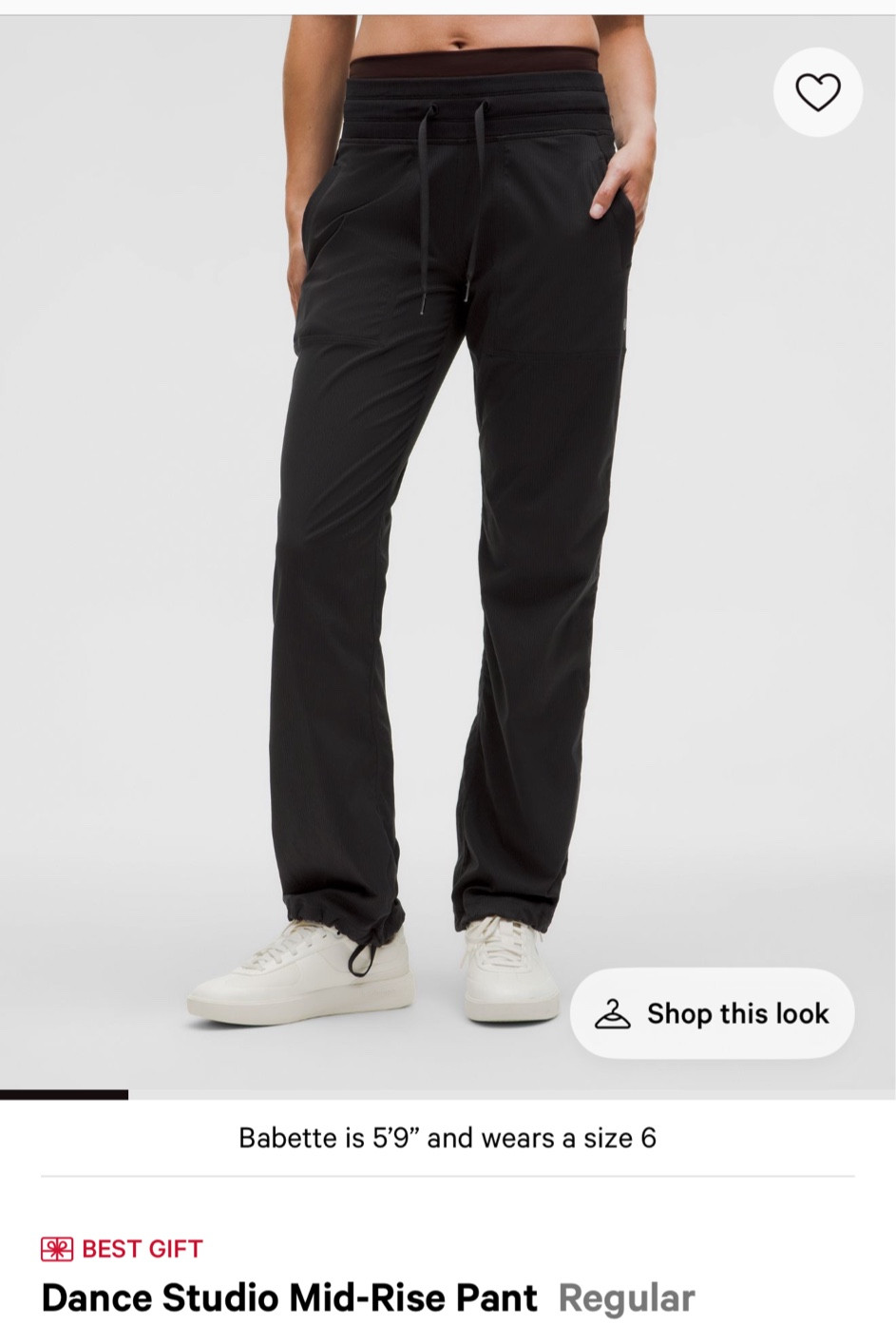 THE BEST CASUAL PANT!!! On repeat!
Size up one for more oversized fit (I sized up two from my align size and one from my regular size) 
Align: size 2
Wunder under: size 4 
These: size 6!

#LTKfitness #LTKActive #LTKstyletip
