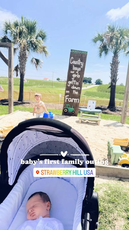 Baby’s first family outing was to, ofcourse, our most favorite place of all - @strawberryhillusa !! 🤱🫶🏽🍓🌱🇺🇸 The sweetest 😉 and very best kind of way 🥰 to spend this “Friday Eve” with all these sweet country boys of mine 👶🏼🩵👶🏼 - fresh strawberries 🍓, peaches 🍑, playing in the big country sandbox ✨, icecream 🍨, and Sweet Baby Levi Rhett slept 💤 right through it all in his cozy little shaded @hello_mockingbird bassinet the whole time hehe 🤭 (& Judson was asleep 💤 within minutes of getting in the car to head home, too 🙈)!!! 👼🏼😴🚜🌾🍦Summer babies are pure magic, y’all!! 👶🏼☀️🌻 #babysfirstouting #sleptrightthroughit #strawberryhillusa #babysfirstfamilyouting #strawberryhillfarm

#LTKFamily #LTKBaby #LTKKids