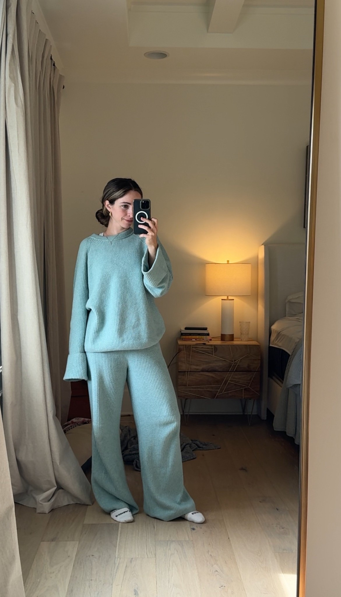 I honestly probably would’ve been fine in a size small, but I’m only 14 weeks so I wanted to make sure I had room for my growing bump!

#LTKootd #LTKBump #LTKmomlife