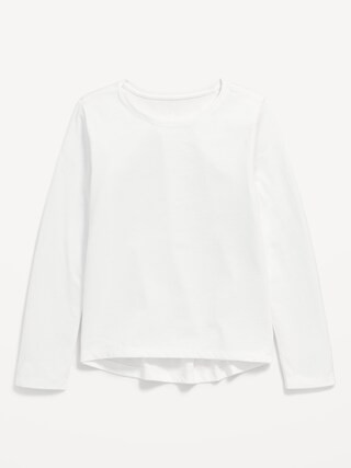 Softest Long-Sleeve T-Shirt for Girls | Old Navy (US)