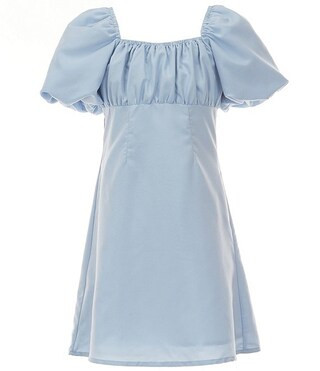 GB Big Girls 7-16 Puff-Sleeve Empire Waist Dress | Dillard's | Dillard's