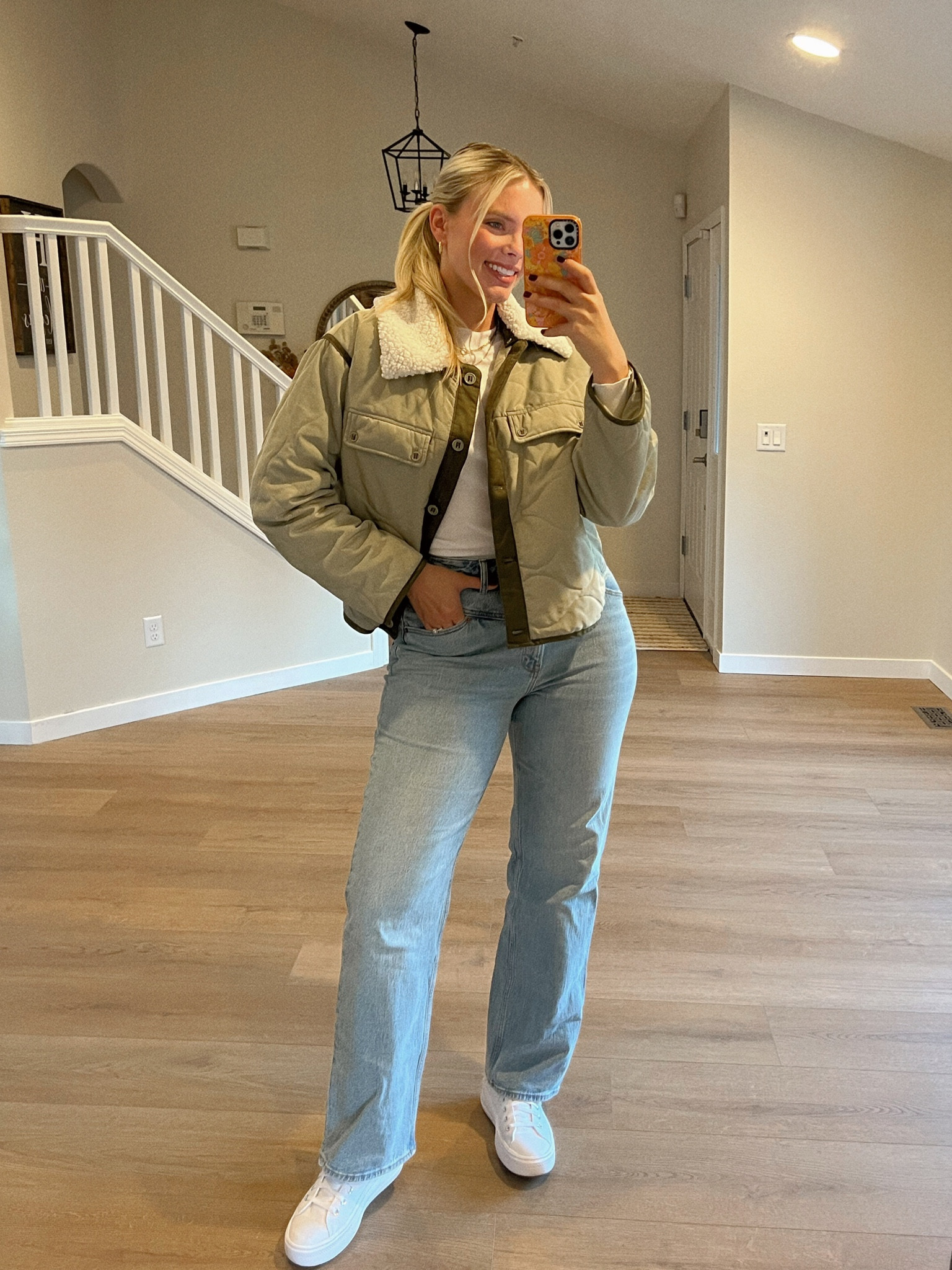 #ootn

Jacket - size large
Jeans - 30 tall (wish I got extra tall in these) 

#LTKstyletip #LTKSeasonal #LTKHoliday