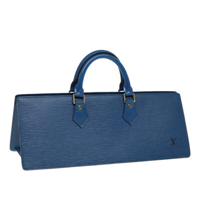 LOUIS VUITTON Epi Sac Triangle Hand Bag Blue M52095 LV Auth 85123  | eBay | eBay US