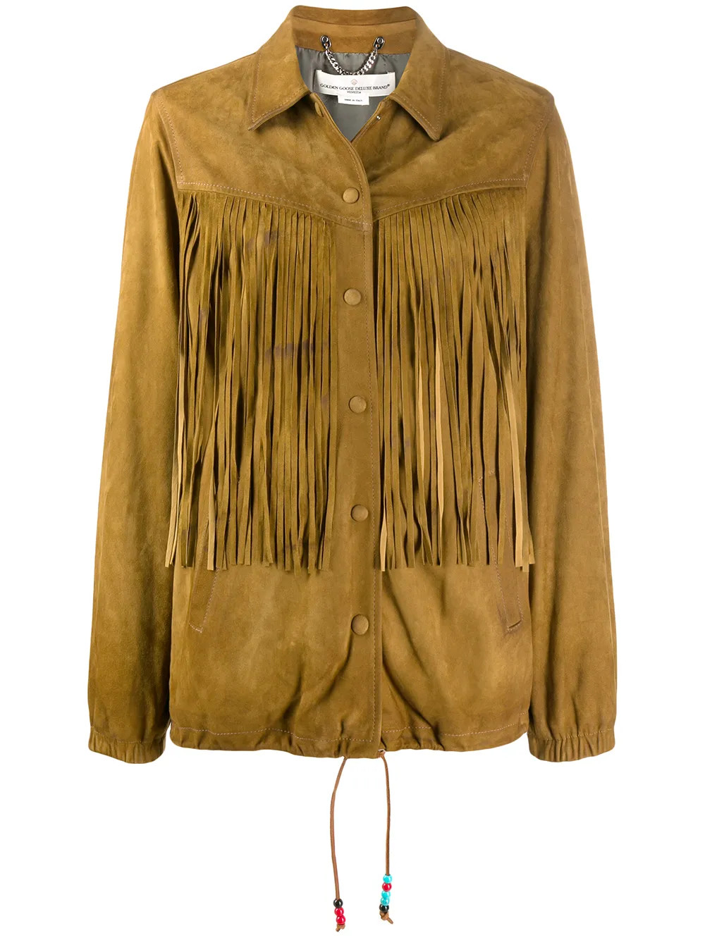 Golden Goose Fringed Jacket - Farfetch | Farfetch (US)