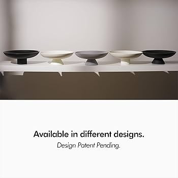 KIVY Concrete Fruit Bowl for Kitchen Counter - Large Decorative Bowl for Home Decor - Modern Key ... | Amazon (US)