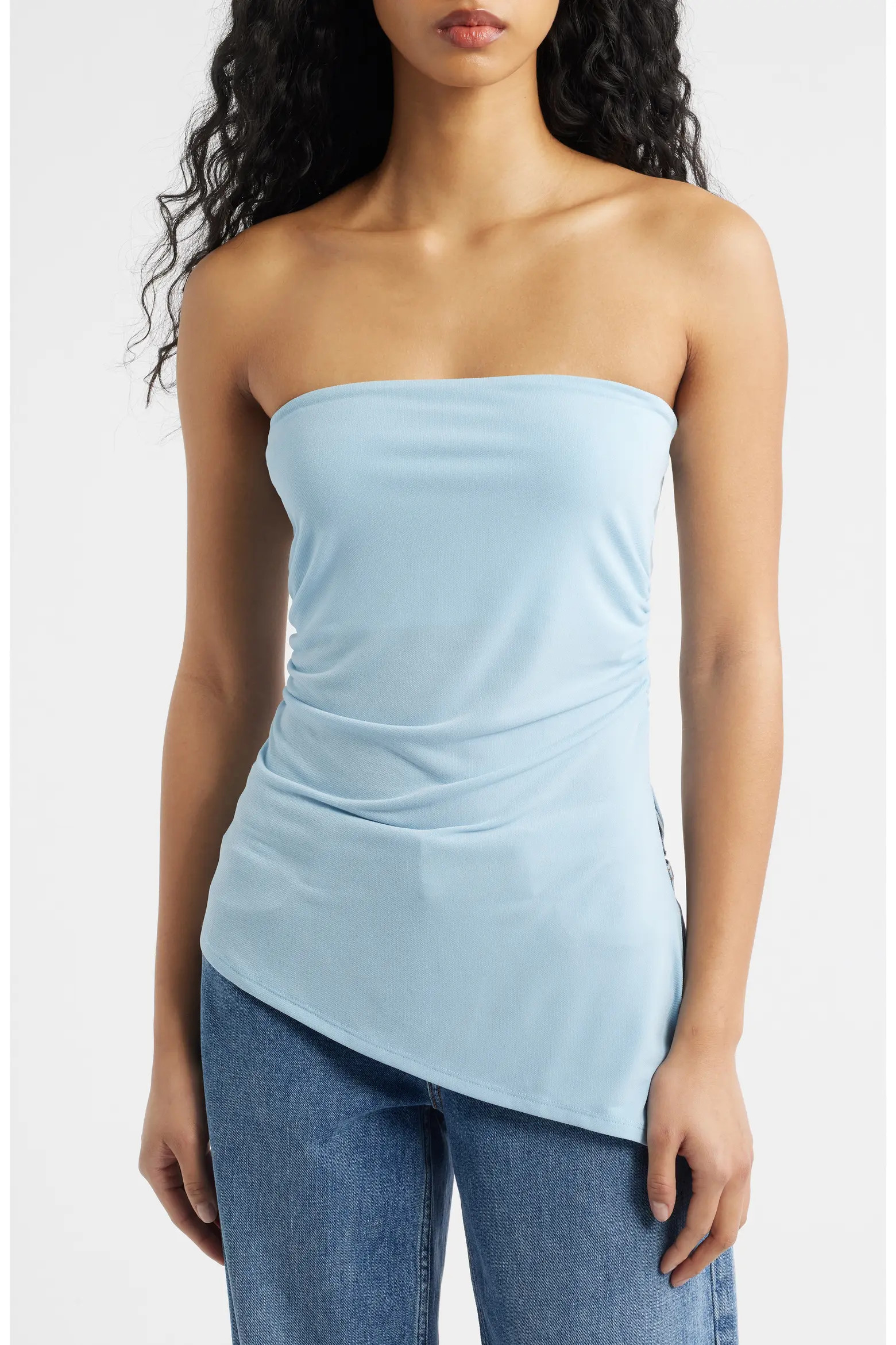 Ines Asymmetric Hem Bandeau Top (Women) | Nordstrom | Nordstrom