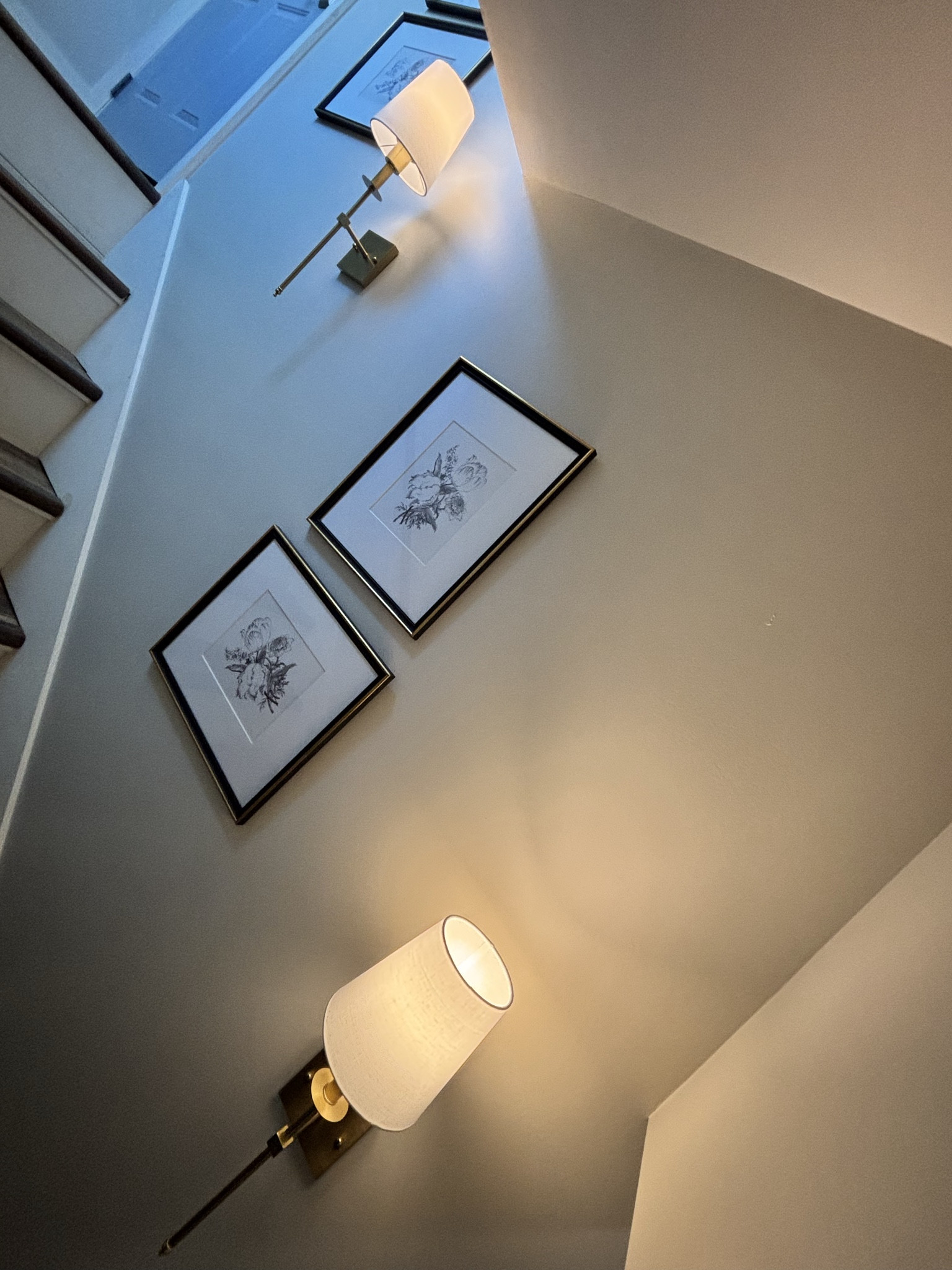 Hall/Stairway decor inspiration. No electrical wires/no plug ins? These are battery operated and last for several hours! #LTKdecor #LTKvibes

#LTKmomlife #LTKHome #LTKdayinmylife