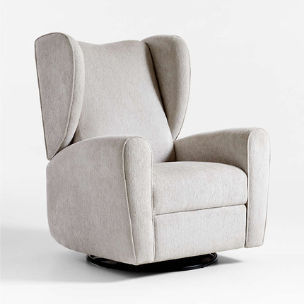 Seesaw Cream Nursery Power Recliner Chair