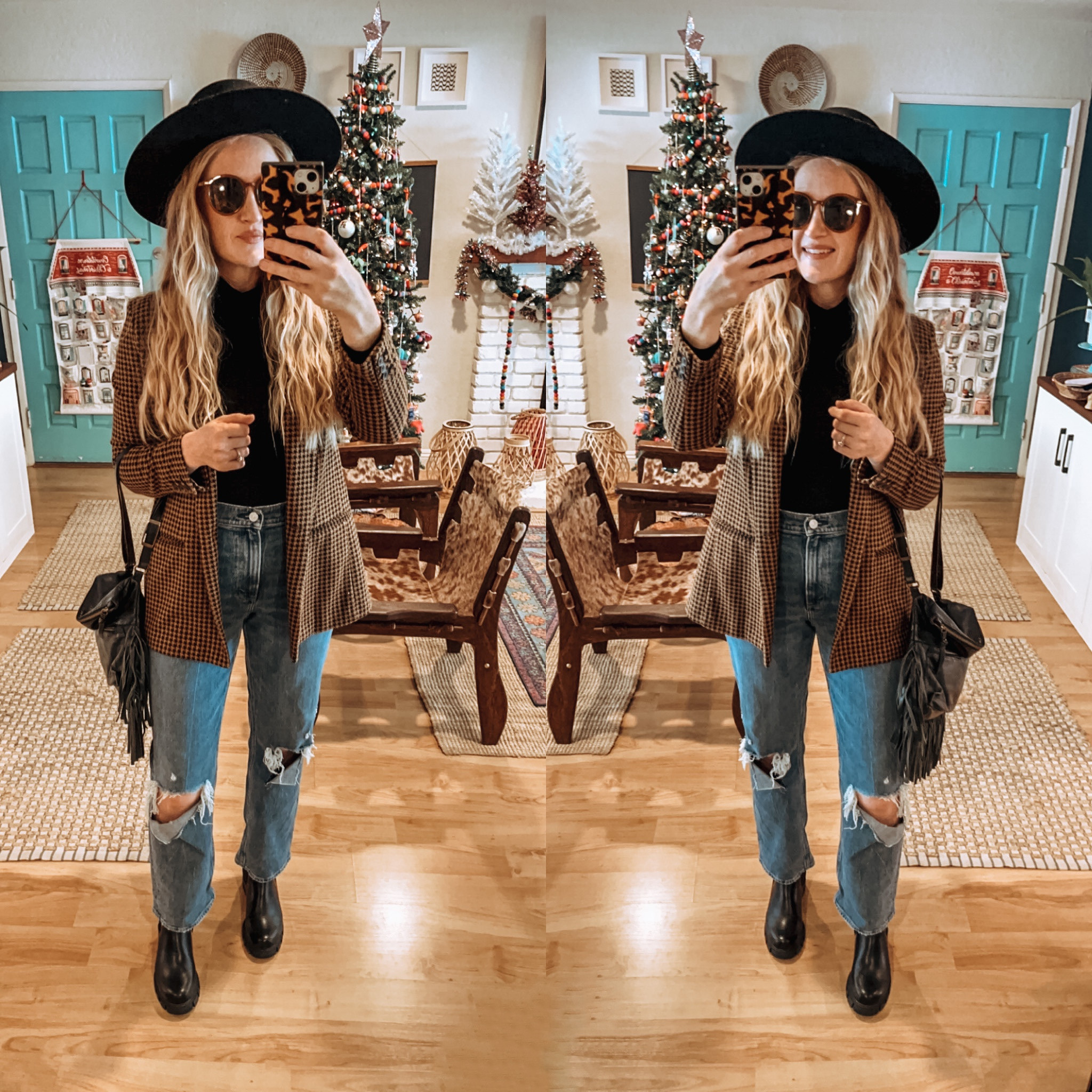 Easy blazer and jeans outfit with the softest turtleneck bodysuit! 

#LTKsalealert #LTKunder50 #LTKstyletip