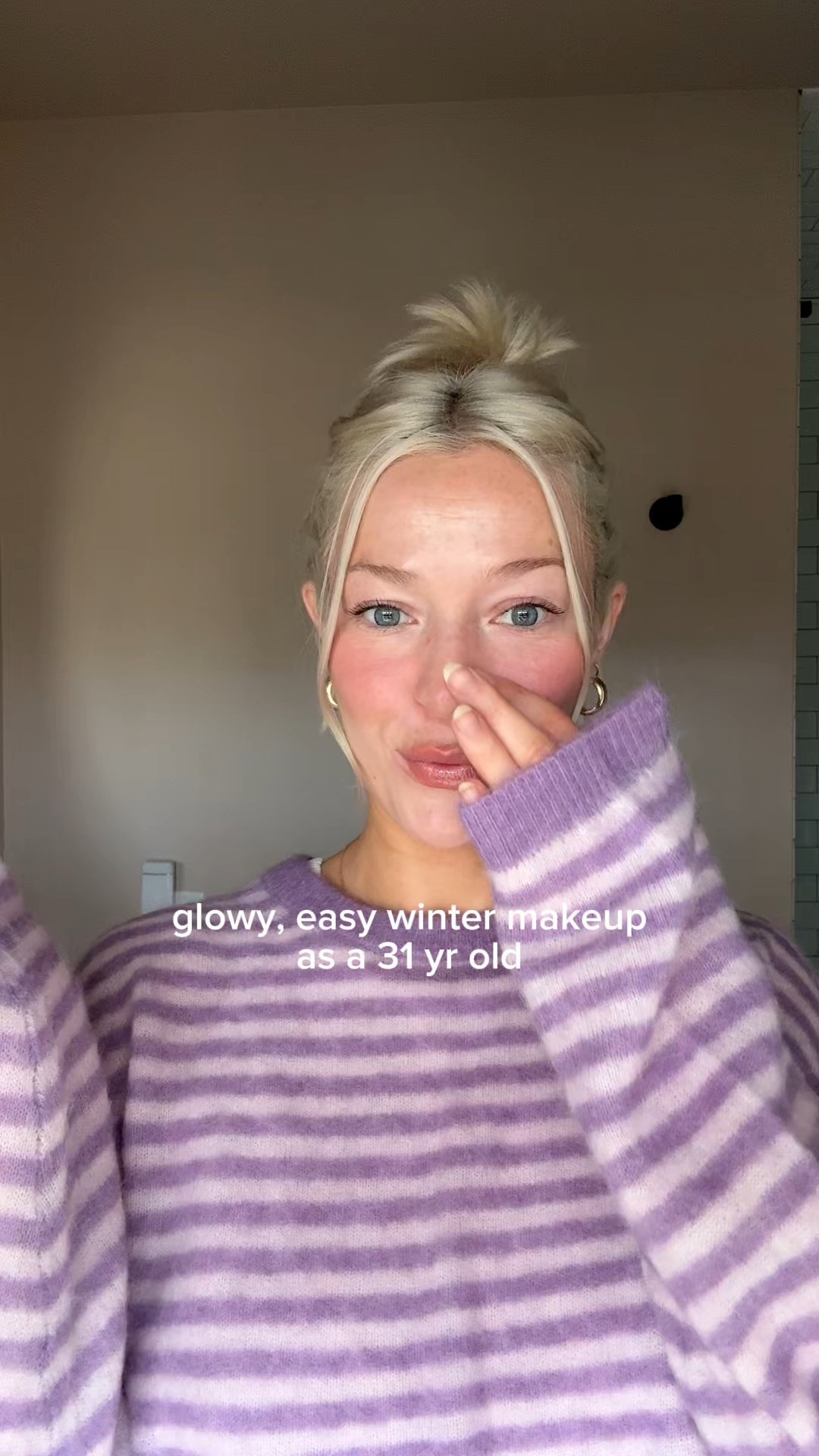 natural, easy, glowy winter makeup!

💞 @rhode milk
💞 @saiebeauty super glowy gel
💞 @iliabeauty super skin serum ST4 Formosa
💞 saie bronzer & blush
💞 @makeupbymario concealer
💞 @no7usa clear eyebrow gel
💞 @kosas pressed powder
💞 @soshebeauty rosy rest blush
💞 @diorbeauty glow palette 001
💞 kosas lengthening mascara
💞 saie lip liner
💞 kosas lip oil unbuttoned

#LTKBeauty #LTKselfcare #LTKHoliday