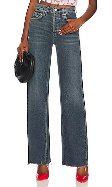 GRLFRND Brooklyn High Rise Straight in Pier 39 from Revolve.com | Revolve Clothing (Global)