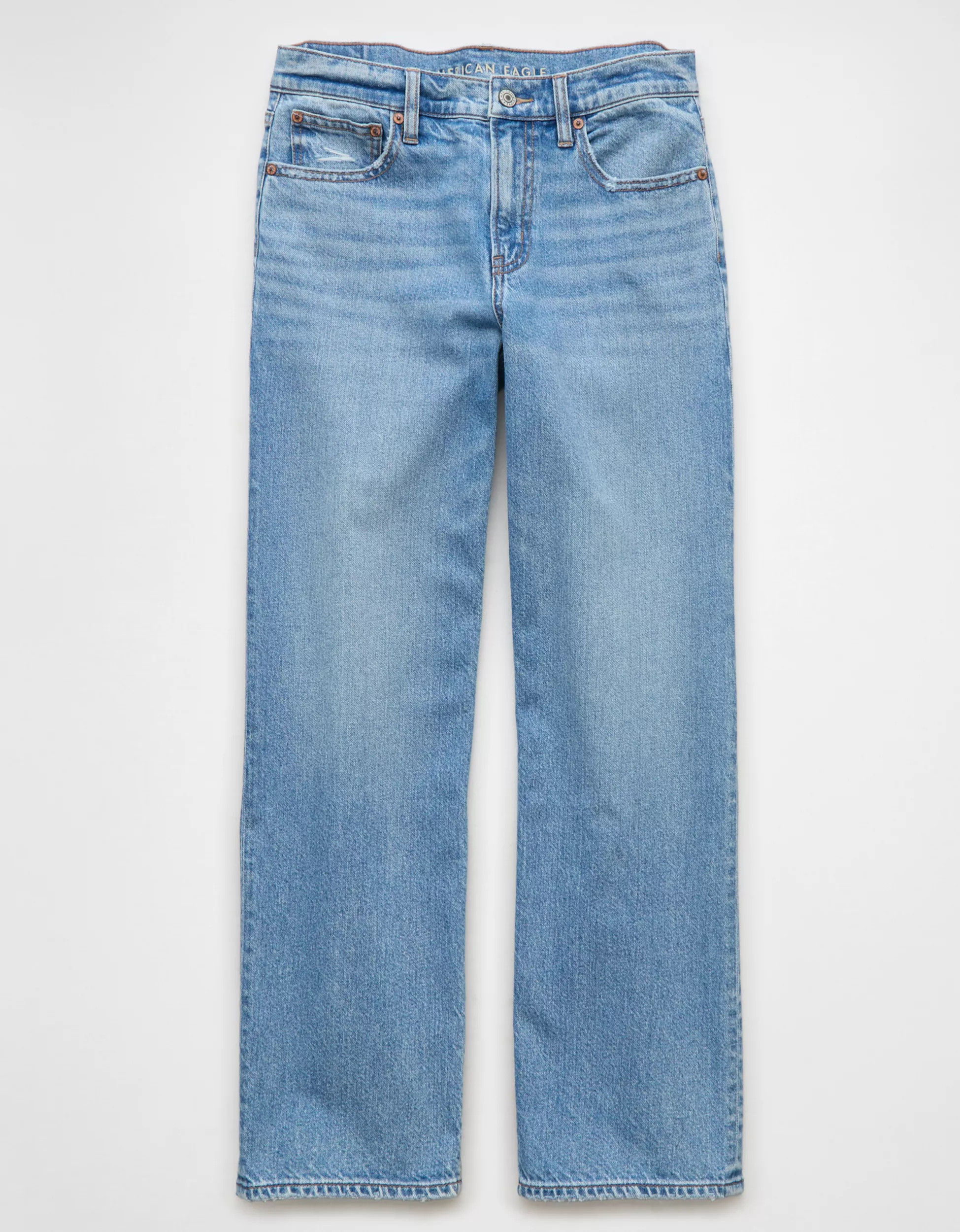 AE Strigid High-Waisted Stovepipe Jean | American Eagle Outfitters (US & CA)