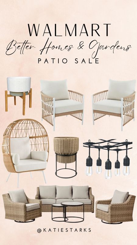 The Better Homes & Gardens line at Walmart has some beautiful outdoor patio furniture on sale right now! Perfect time to update your deck or back patio space!

#LTKSeasonal #LTKhome