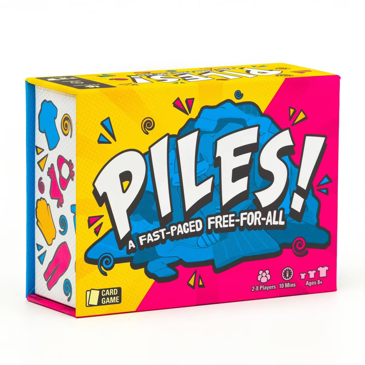 Lost Boy Entertainment Piles! Card Game: Memory Skills, 2-8 Players, Action, 5-15 Min | Target