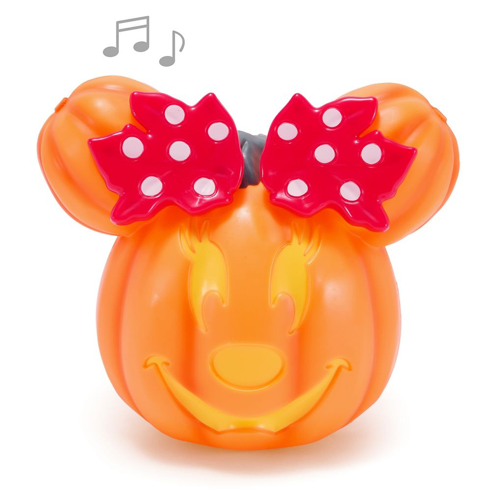 Minnie Mouse Light-Up and Sound Jack-o'-Lantern | Disney Store