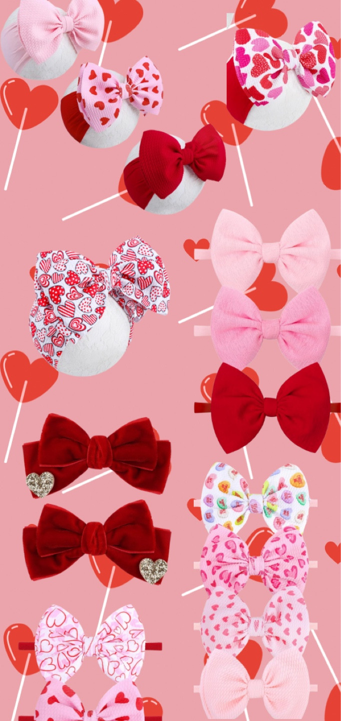 All the vday bows one could want/need! 💝🌹💖🎀❤️💘💐

#LTKbaby #LTKkids #LTKSeasonal