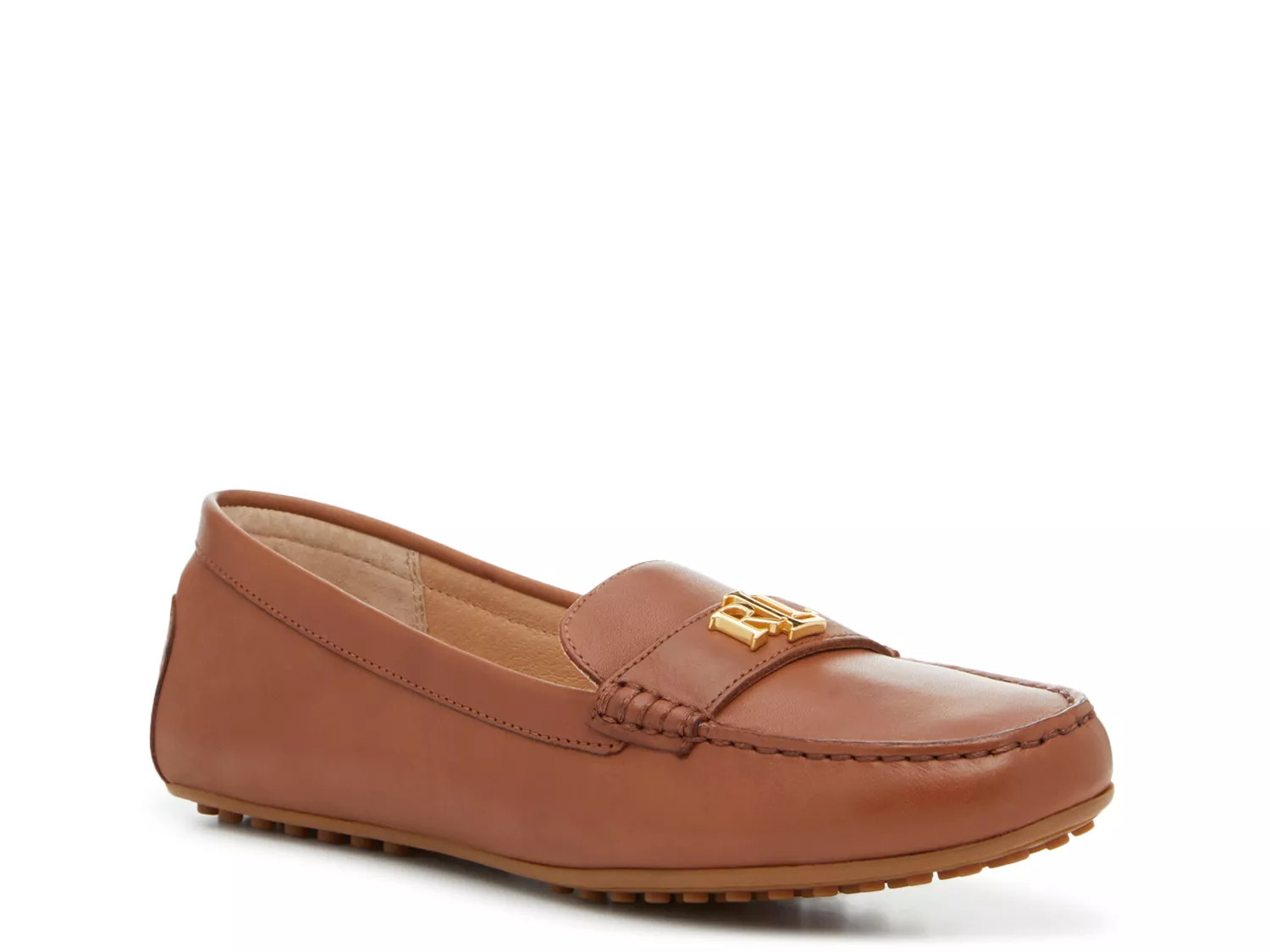 Lauren Ralph Lauren Barnsbury Driving Loafer | Women's | Cognac | Size 7 | Loafers | DSW