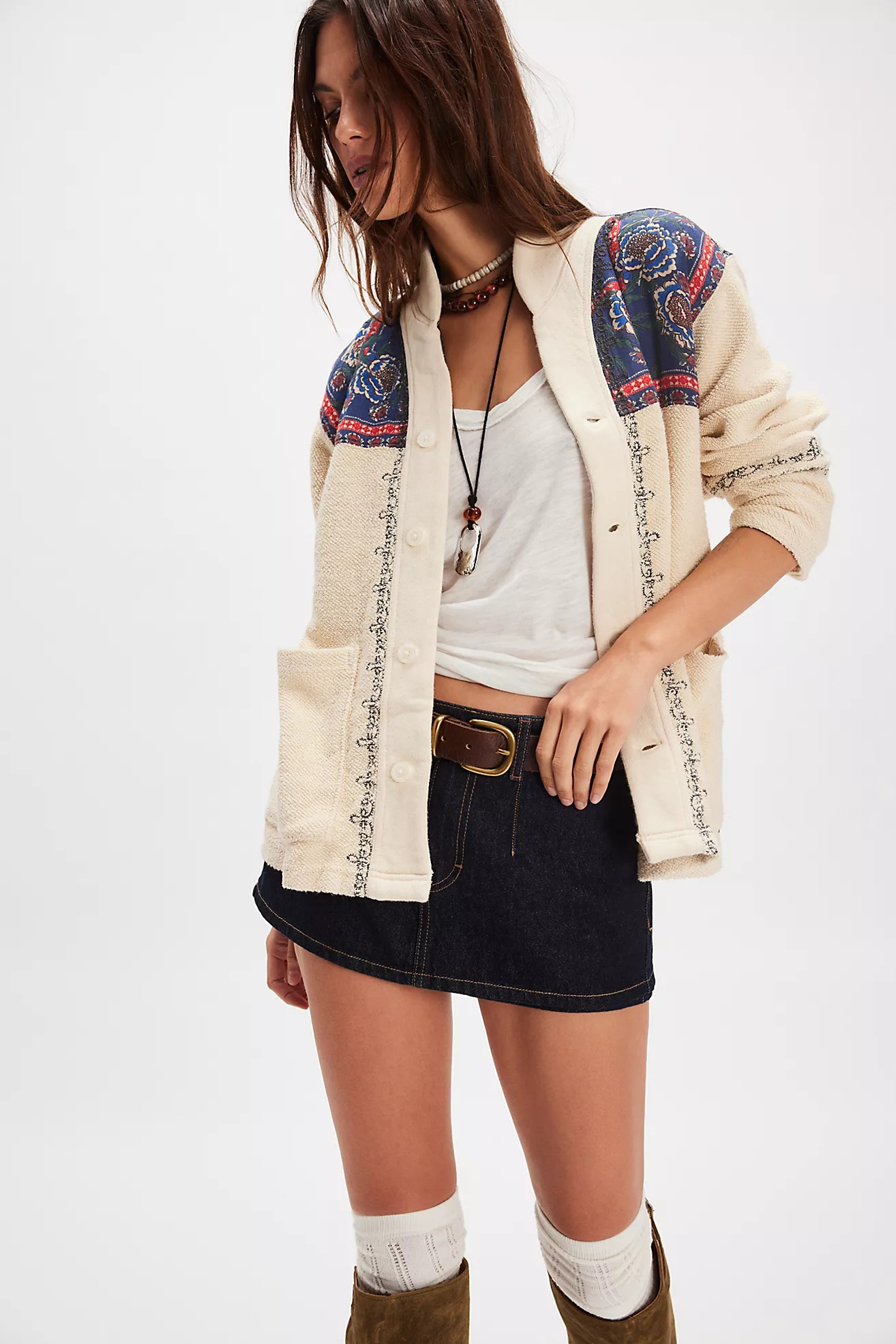 Tony Long Sleeve Cardi | Free People (Global - UK&FR Excluded)