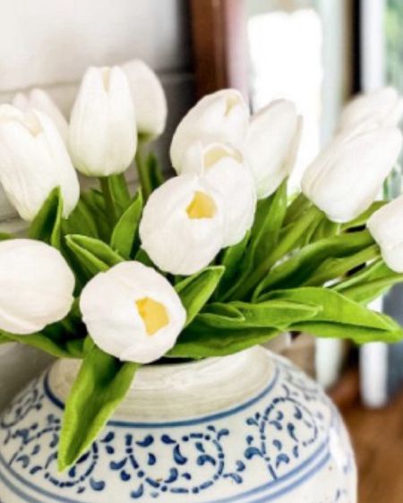 Realistic looking white tulips for spring!

#LTKSeasonal #LTKhome #LTKstyletip