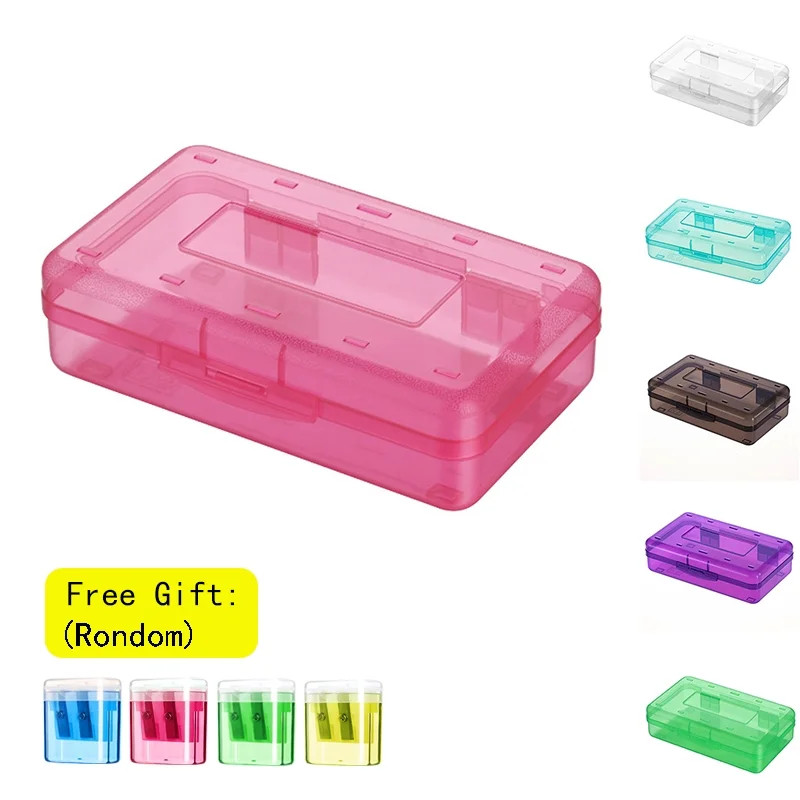 Lzobxe Plastic Pencil Case, Purple | Walmart (US)