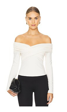 Towne Off Shoulder Top
                    
                    Line & Dot | Revolve Clothing (Global)