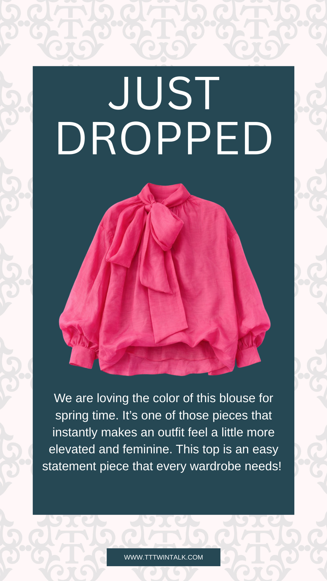 We are loving the color of this blouse for spring time. It’s one of those pieces that instantly makes an outfit feel a little more elevated and feminine. This top is an easy statement piece that every wardrobe needs!  

 #LTKootd #LTKSeasonal #LTKOver40
