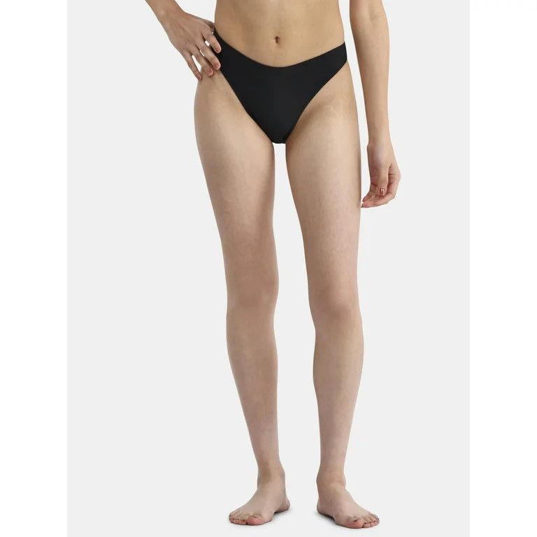 No Boundaries High Leg Bikini Bottoms, Women's | Walmart (US)