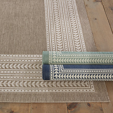 Suzanne Kasler Fleur Indoor Outdoor Area Rug | Ballard Designs, Inc.