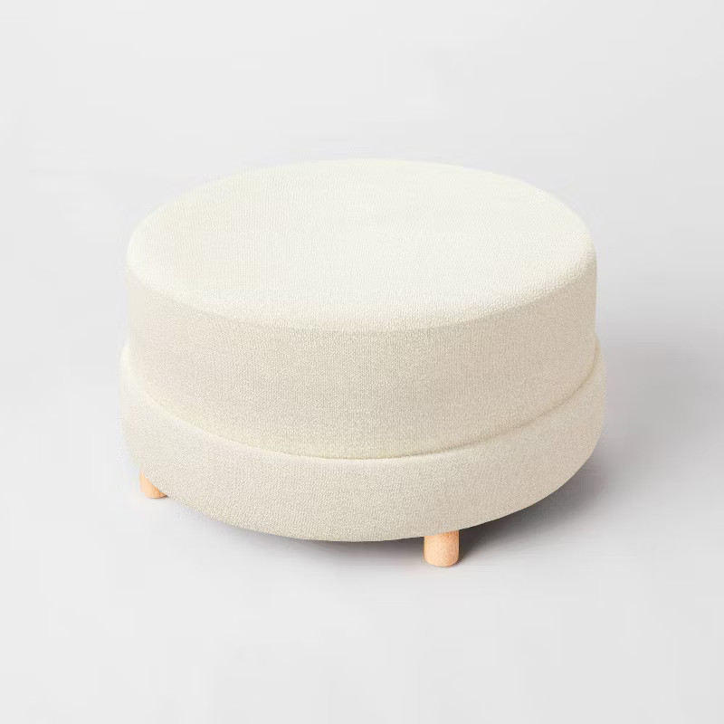 Wilmington Upholstered Round Ottoman - Threshold™ designed with Studio McGee | Target