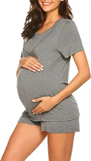Lima Two-Piece Maternity/Nursing Pajamas | Nordstrom
