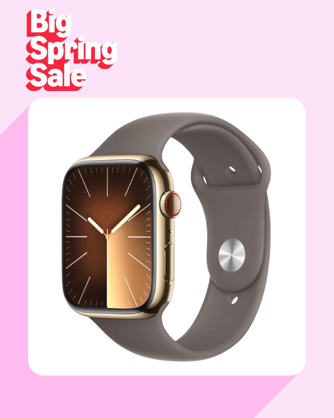 Spring Sale Alert! Elevate your tech game with the Apple Watch Series 9.

- GPS + Cellular for ultimate connectivity
- Gold Stainless Steel Case with Clay Sport Band
- Fitness Tracker, Blood Oxygen & ECG Apps
- Always-On Retina Display

A perfect blend of style and functionality. #SpringSale #AppleWatch #TechEssentials

#LTKSaleAlert