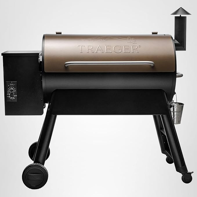 Traeger Grills Pro 34 Electric Wood Pellet Grill and Smoker, Bronze, 884 Square Inches Cook Area,... | Amazon (US)