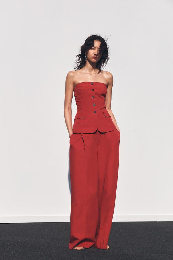 DOUBLE PLEAT PANTS | Zara US