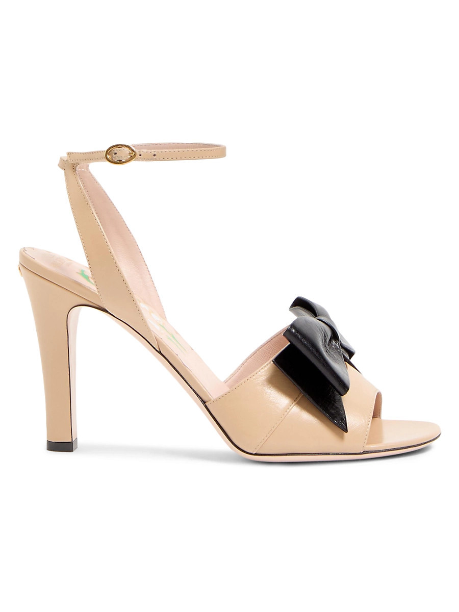 Women's Bowow 95MM Sandals in Kidskin - Sand - Size 8 | Saks Fifth Avenue