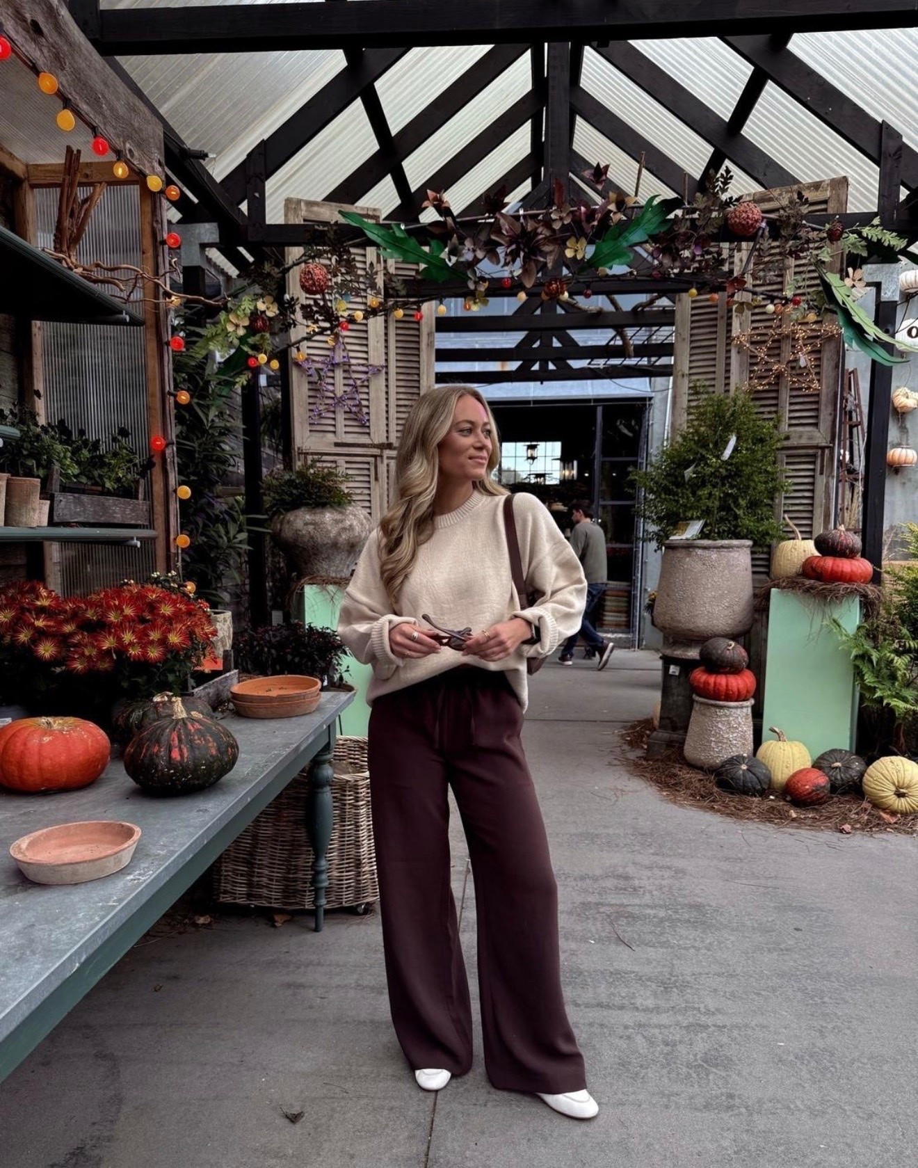 fall weekend outfit details 🧸 wearing Amazon cashmere blend sweater and aritzia lounge pants. medium in sweater & small in pants!

#LTKSeasonal #LTKootd