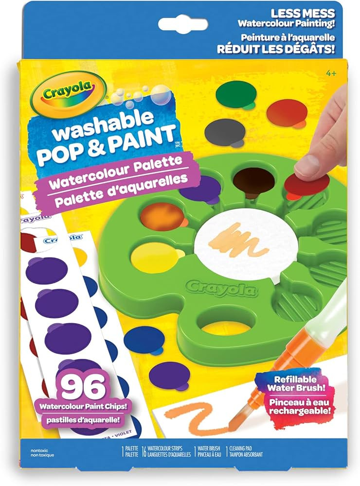 Crayola Washable Pop & Paint Watercolour Palette | Amazon (CA)