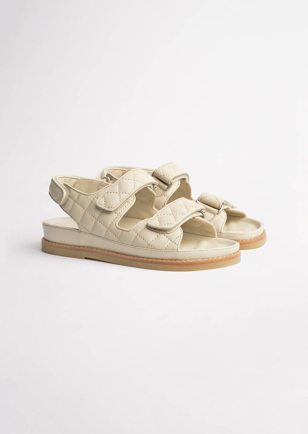 Hiranni Vanilla Sheep Nappa 3.5cm Sandals | Tony Bianco (Global)