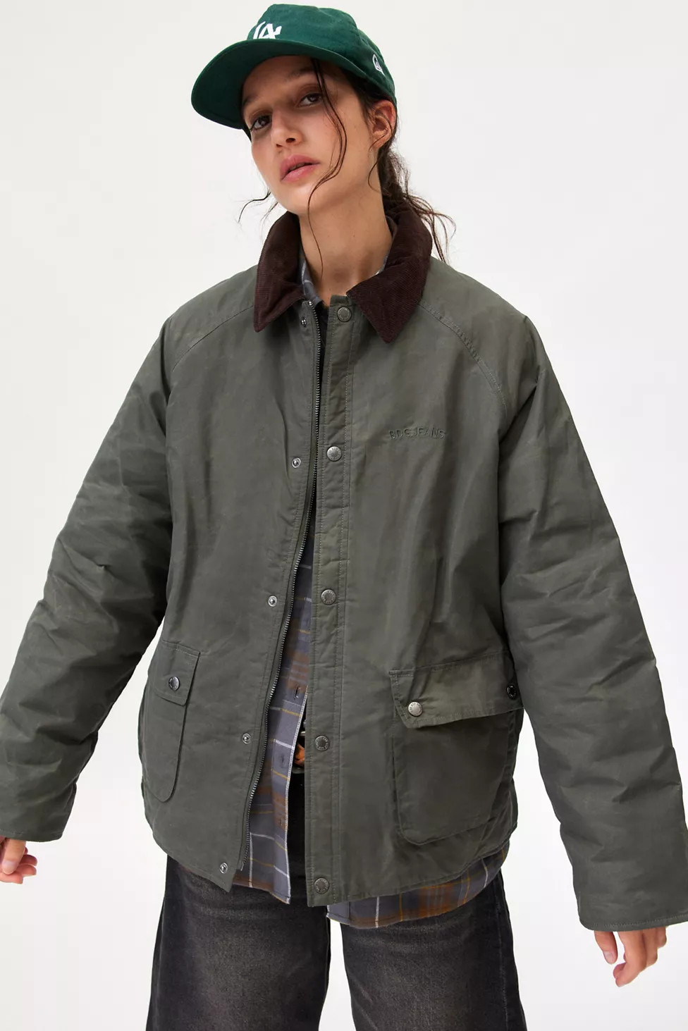 BDG George Waxed Barn Jacket | Urban Outfitters (US and RoW)