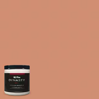 BEHR DYNASTY 8 oz. #M200-5 Terra Cotta Clay Matte Stain-Blocking Interior/Exterior Paint & Primer... | The Home Depot