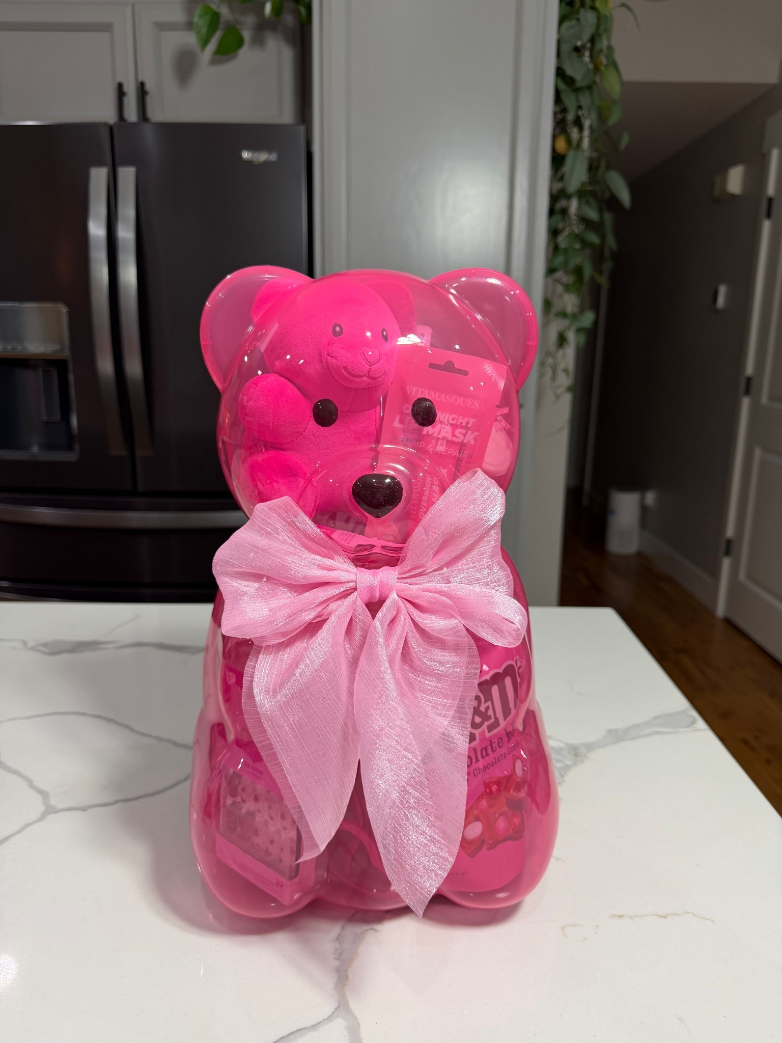 Jumbo pink gummy bear