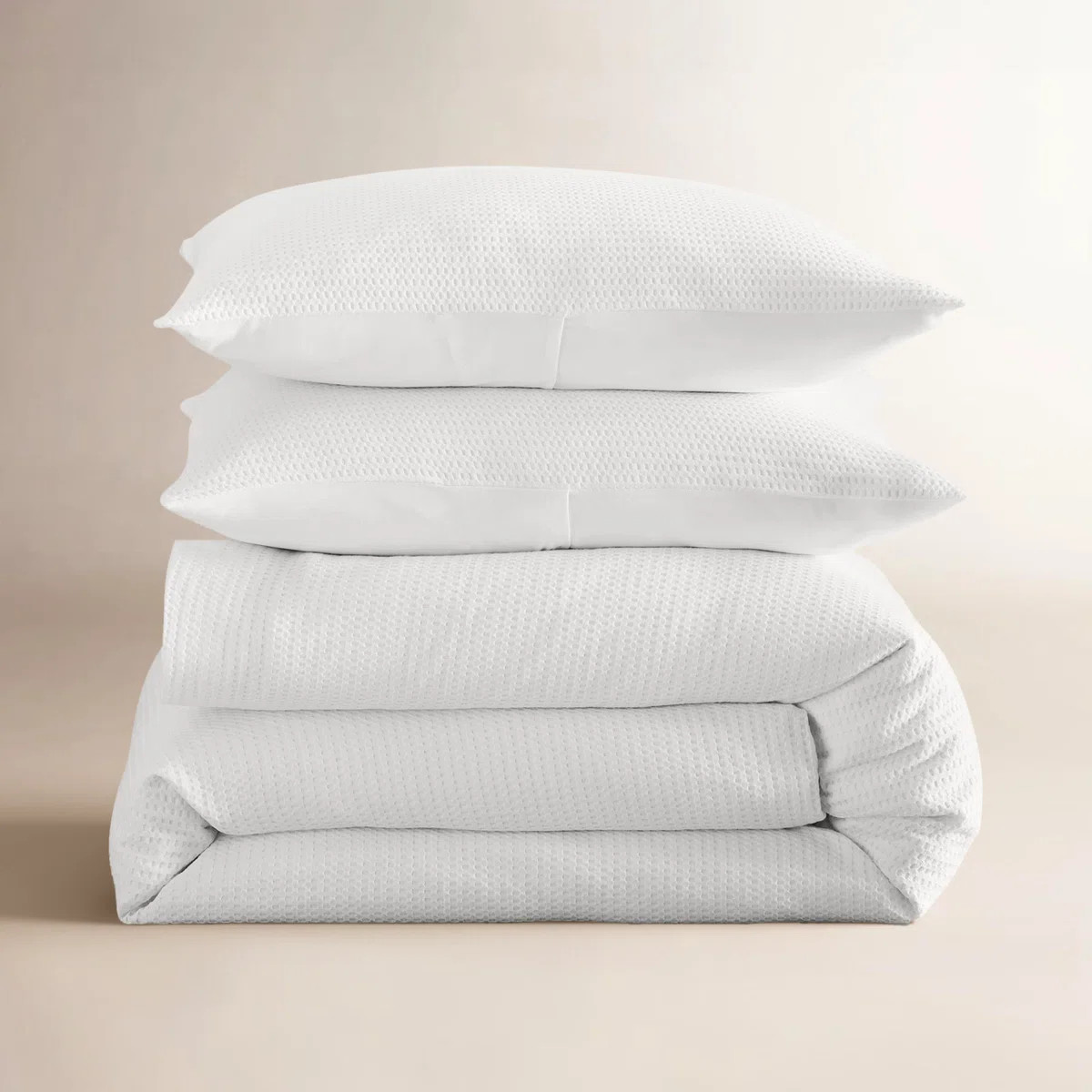 Felix Cotton Waffle Duvet Set | Wayfair North America